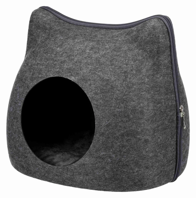 Будиночок для котів і собак Trixie Cat (Тріксі) 38х35х37 см фетр на застібці Запоріжжя - фото 1
