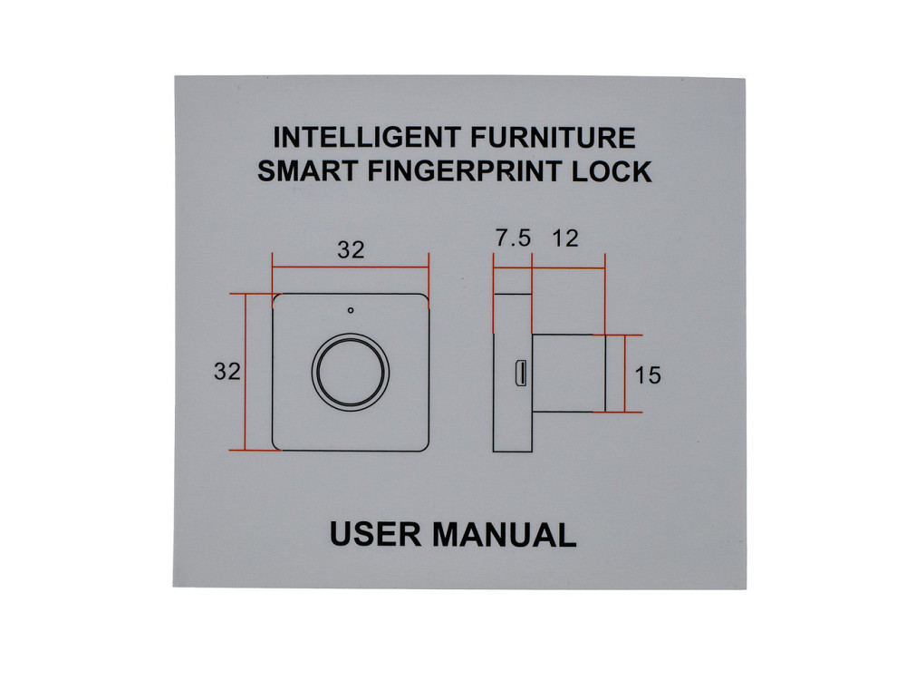 Мебельный биометрический замок SEVEN LOCK F-08 Киев - изображение 12