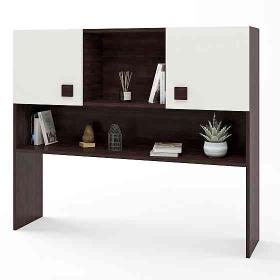 Надстройка для стола Эверест Соната венге темный + белый (DTM-2156) Львов