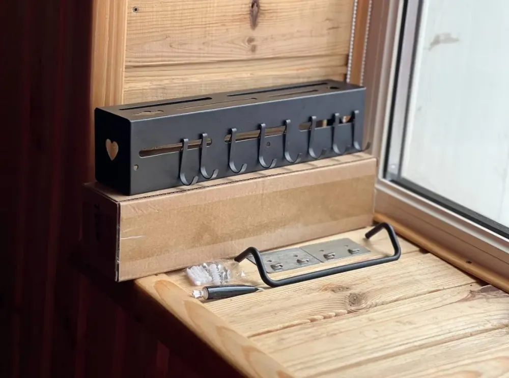 Настенная многофункциональная стойка для хранения кухонных принадлежностей 30 см Коломия - фото 1