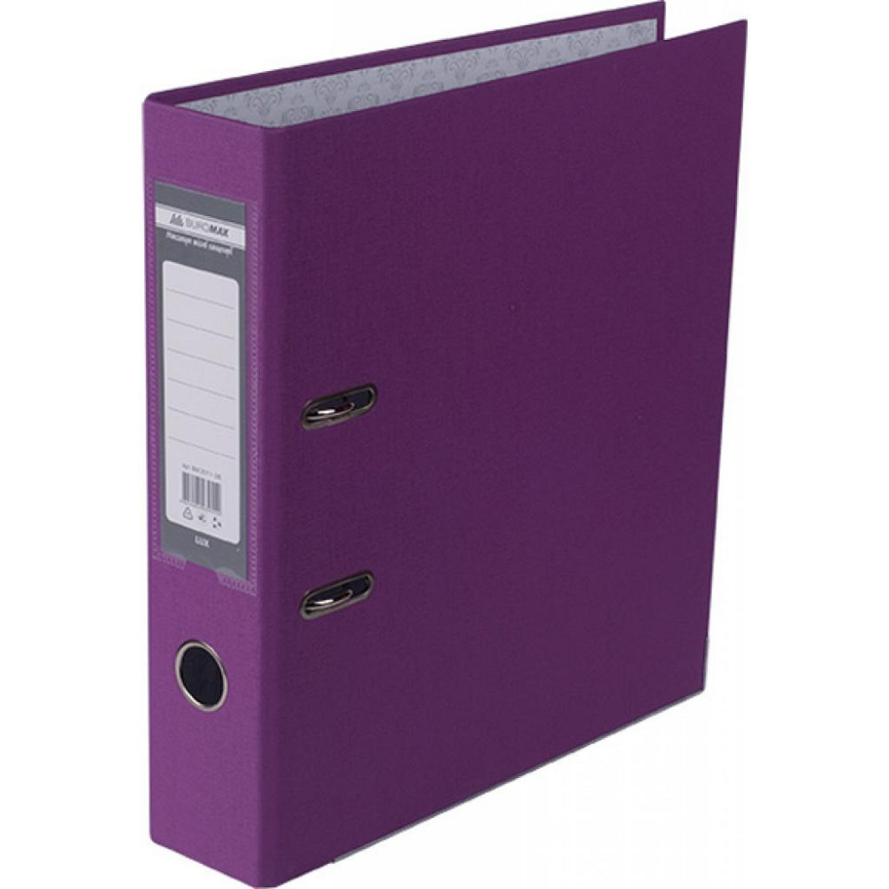Папка - регистратор Buromax А4, 70мм, JOBMAX PP, lilac, built-up (BM.3011-26c) Винница - изображение 1