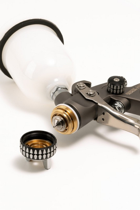 Фарбопульт пневматичний MASTERTOOL HVLP HQ MINI ВПЛБ 100 мл Ø 1,0 мм круглий/плоский факел 200 л/хв 1,5-3 бар 80-8980 Коломия - фото 3