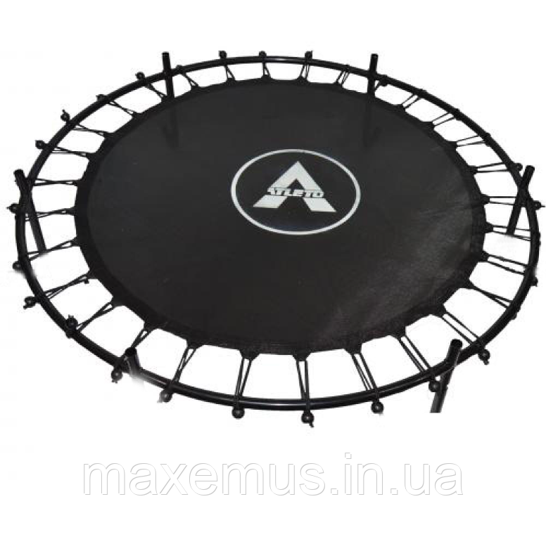 Батут детский с защитной сеткой диаметром 140 см спортивный маленький батут для дома синий Мостиська - фото 6