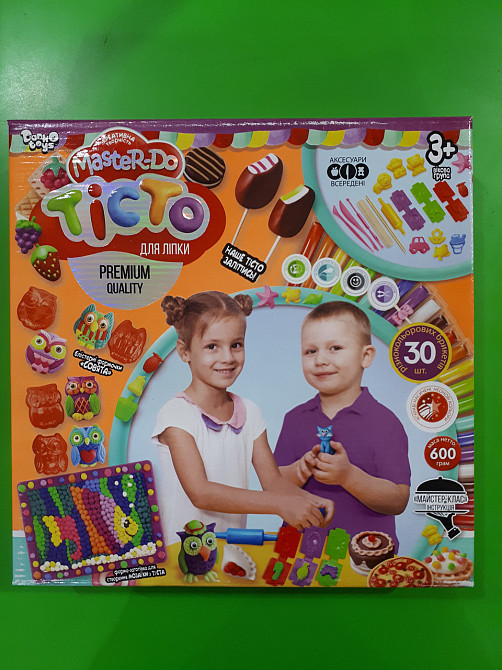 Набір креативної творчості "Тесто для лепки "Master Do" укр коробка 30 кольорiв*20г (6), ТМD-03-06, шт Київ - фото 1