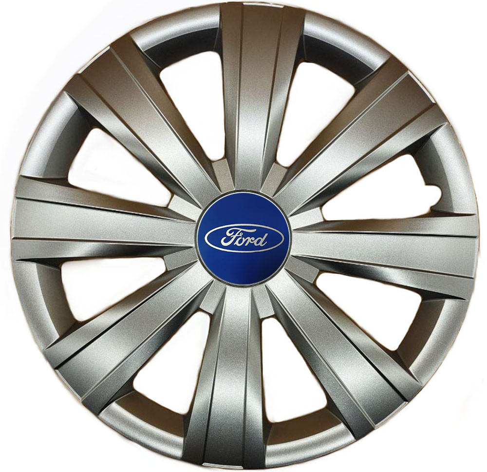 Автомобильные модельные колпаки R15 Ford 328 4шт, SJS, серебряные Киев - изображение 1