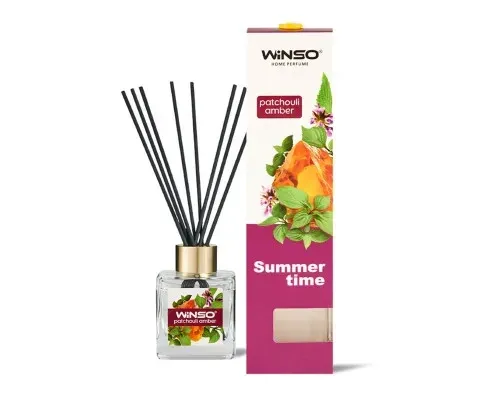 Аромадиффузор с палочками WINSO 539900 – серия Summer Time, аромат Patchouli Amber Ковель - изображение 1