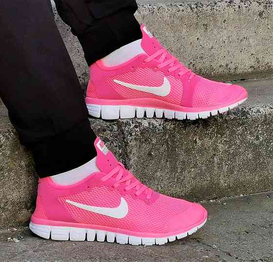 Кросівки Nike Free 3.0 Сіточка Жіночі Найк Літні Рожеві Мокасини (розміри: 38,39,40) Дніпро