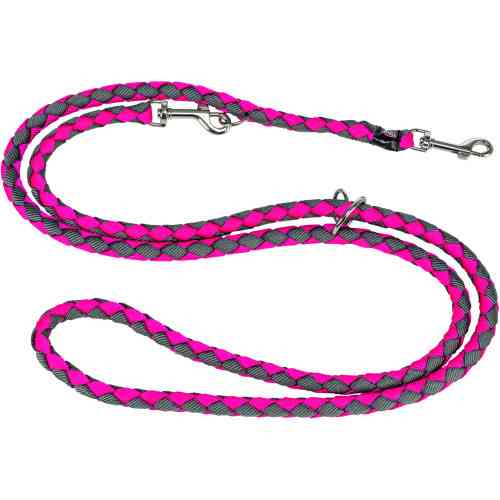 Повідок Trixie Каво регульований L–XL 2,00 м х 18 мм фуксія-графіт Київ