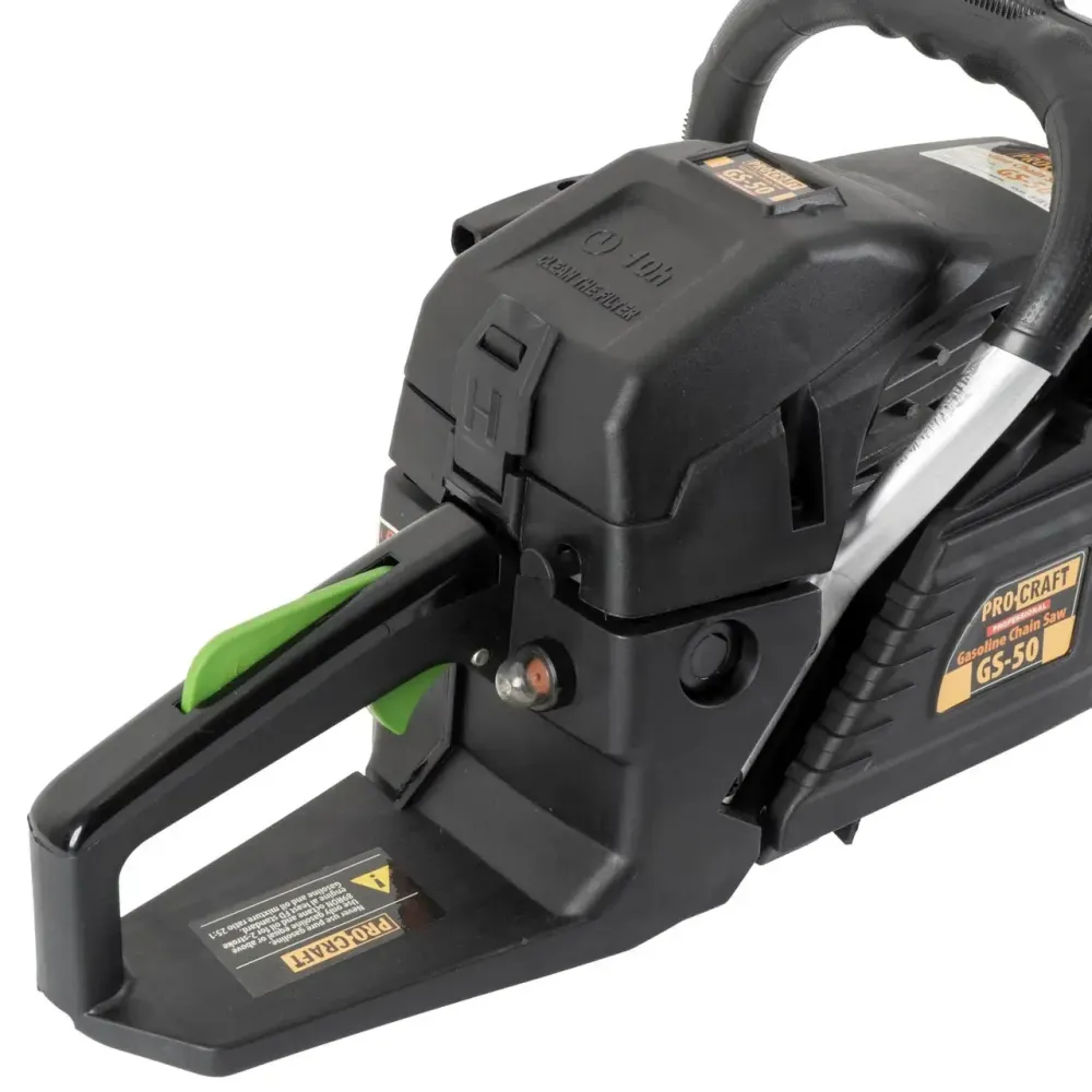 Профессиональная бензиновая цепная пила Procraft GS50,Бензопила цепная 49.3 куб.см шина 40 см Львов - изображение 5