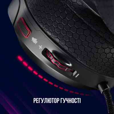 Наушники Lorgar Kaya 360 USB Black (LRG-GHS360) Винница