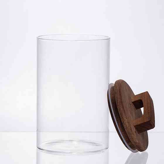 Yiwu банка для сипучих продуктів з бамбуковою кришкою 900 мл 64486-66 Коломыя