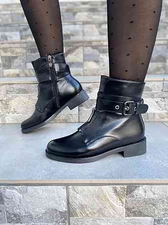 Черевики жіночі MOLO 063 чорні (весна-осінь, еко-шкіра) (2587) лише 36р.і 40р. 36 Коломия