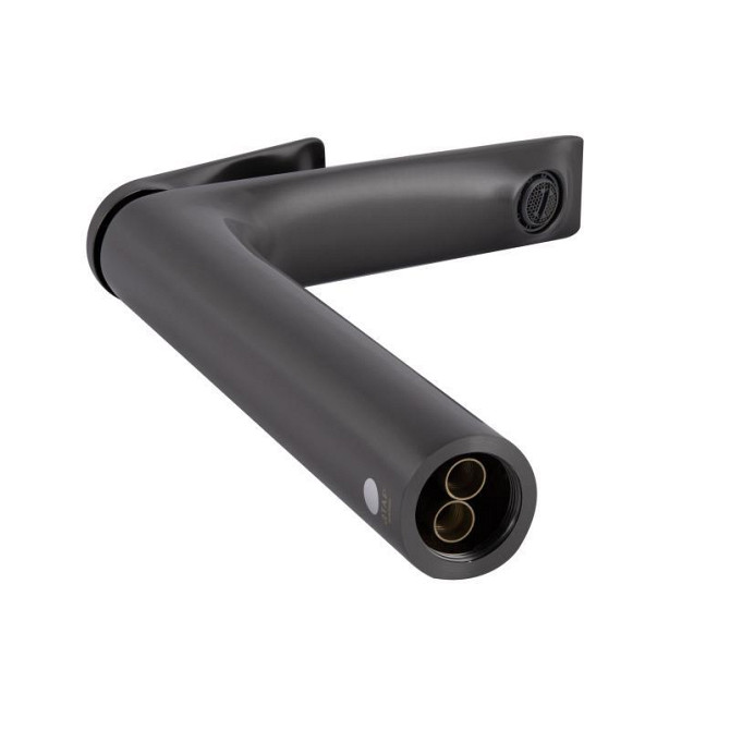 Змішувач для раковини Qtap Vlasta New QTVLA269GMB45653 (k35), одноважільний, високий, Gunmetal Black PVD Харків - фото 3