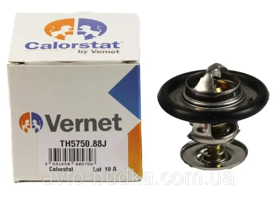 Термостат системи охолодження (88°C) на Ford Focus I 1998-2004 двигун 1.8 16V; 2.0 16V; Vernet TH5750.88J Новий Розділ