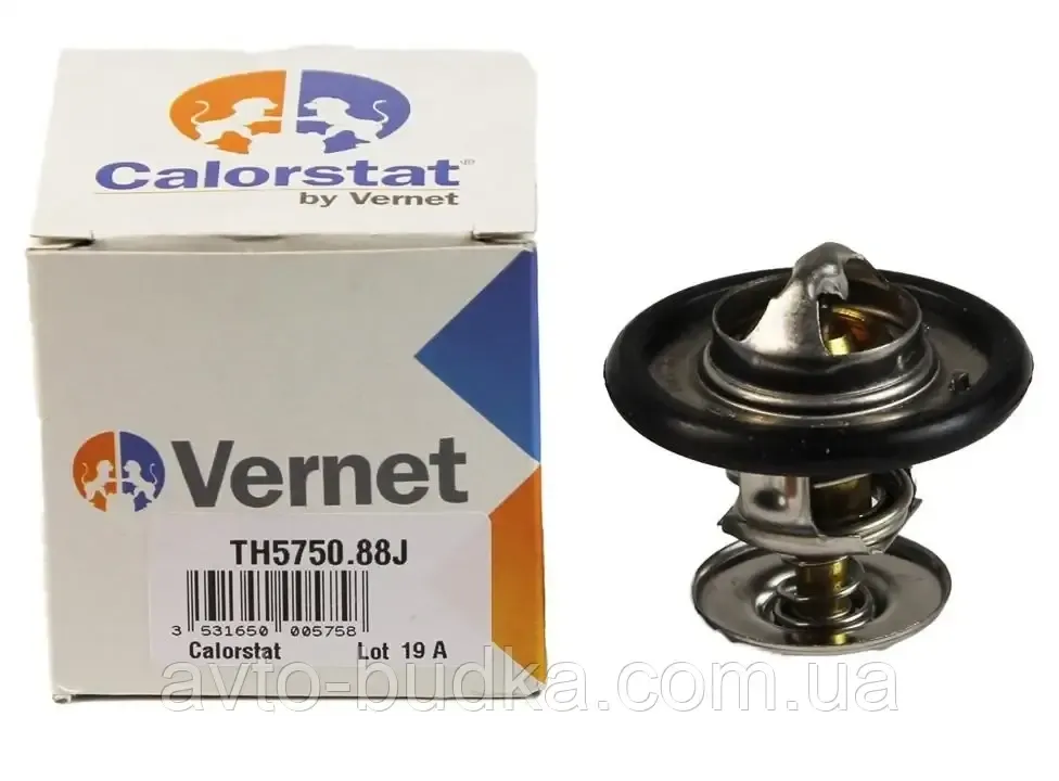 Термостат системи охолодження (88°C) на Ford Focus I 1998-2004 двигун 1.8 16V; 2.0 16V; Vernet TH5750.88J Новый Роздол - изображение 1