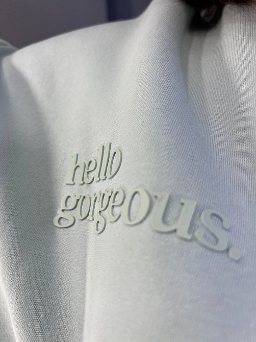 Костюм женский Pepper&mint 24-13-15 SMAY свитшот надпись флис брюки-джоггеры на резинке утепленный мятный, мятный, M Киев - изображение 4