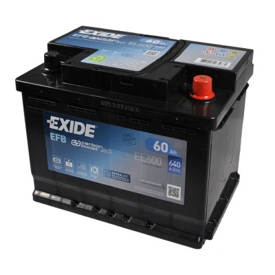 Акумулятор автомобільний EXIDE START-STOP EFB 60A (EL600) Вінниця - фото 3
