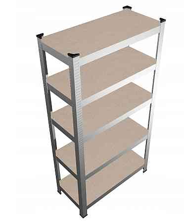 Стелаж металевий 180x90x30  5 полиць (сірий) Київ