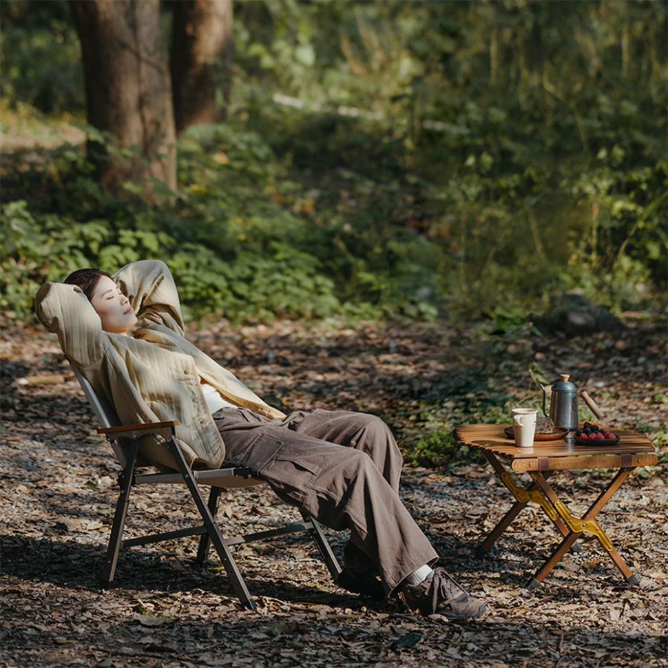 Кресло складное Naturehike CNK2550JJ010 сталь (Черный) Винница - изображение 5