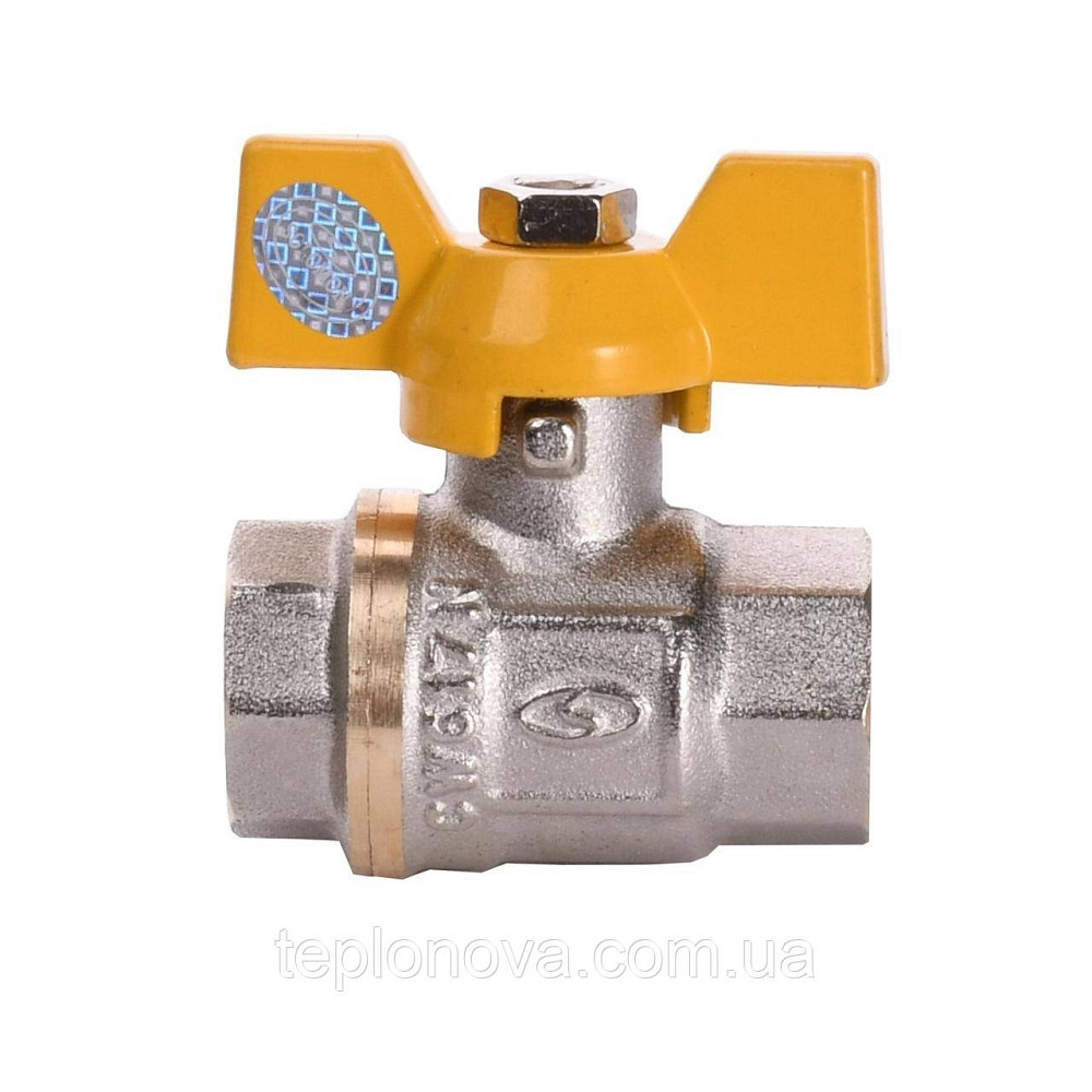 Кран шаровый прямой SOLOMON  1/2″ ВВ ЖБ PN40 B1007 Черновцы - изображение 3