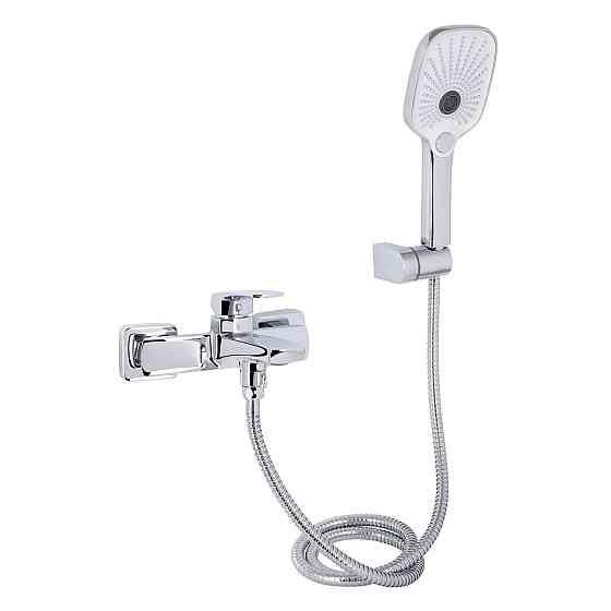 Змішувач для ванни Qtap Tern (з душовим гарнітуром) QTTER259CRM47586 Chrome Київ