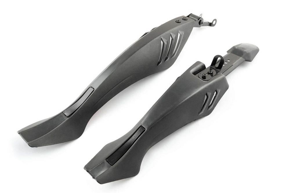 Крылья велосипедные (MTB) (тюнинг) (черные, выдвижные, пластик, CITY) Мукачево - изображение 1