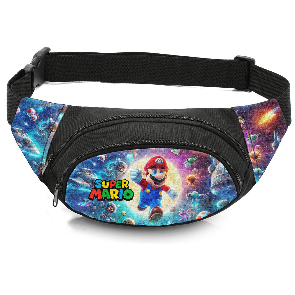 Сумка-бананка дитяча з принтом Super Mario поясна сумка для хлопчика (4555) Київ - фото 1