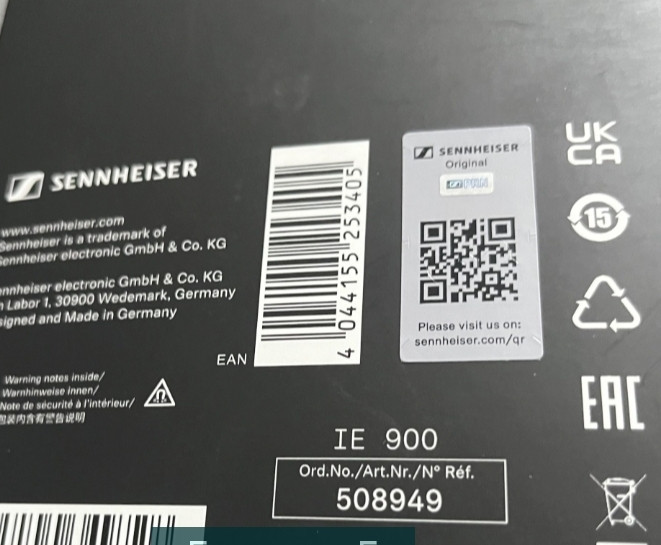 Наушники Sennheiser IE 900 Київ - фото 1