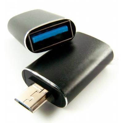 Переходник OTG USB - Micro-USB black Dengos (ADP-017) Винница - изображение 2