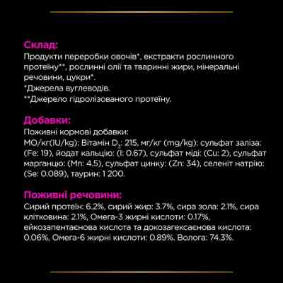 Вологий корм для кішок Purina Pro Plan Veterinary Diets UR ST/OX Urinary При сечокам'яній хворобі 195 г (8445290093431) Вінниця