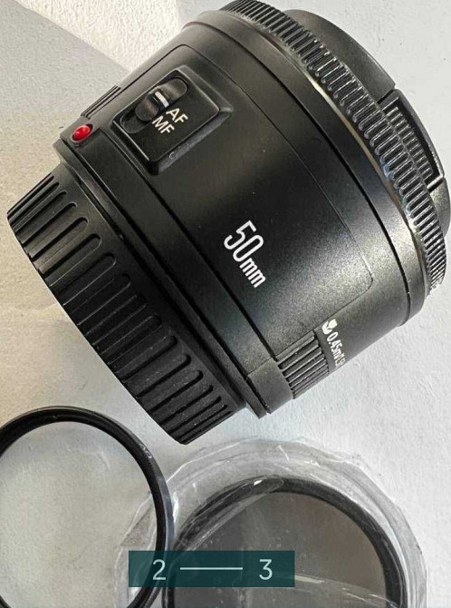Об'єктив Canon EF 50mm f/1.8 II Київ - фото 1