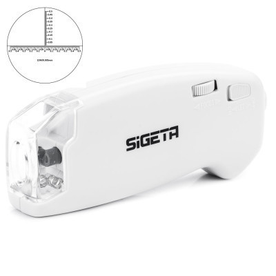 Микроскоп Sigeta MicroGlass 150x R/T (со шкалой) (65140) Винница - изображение 1
