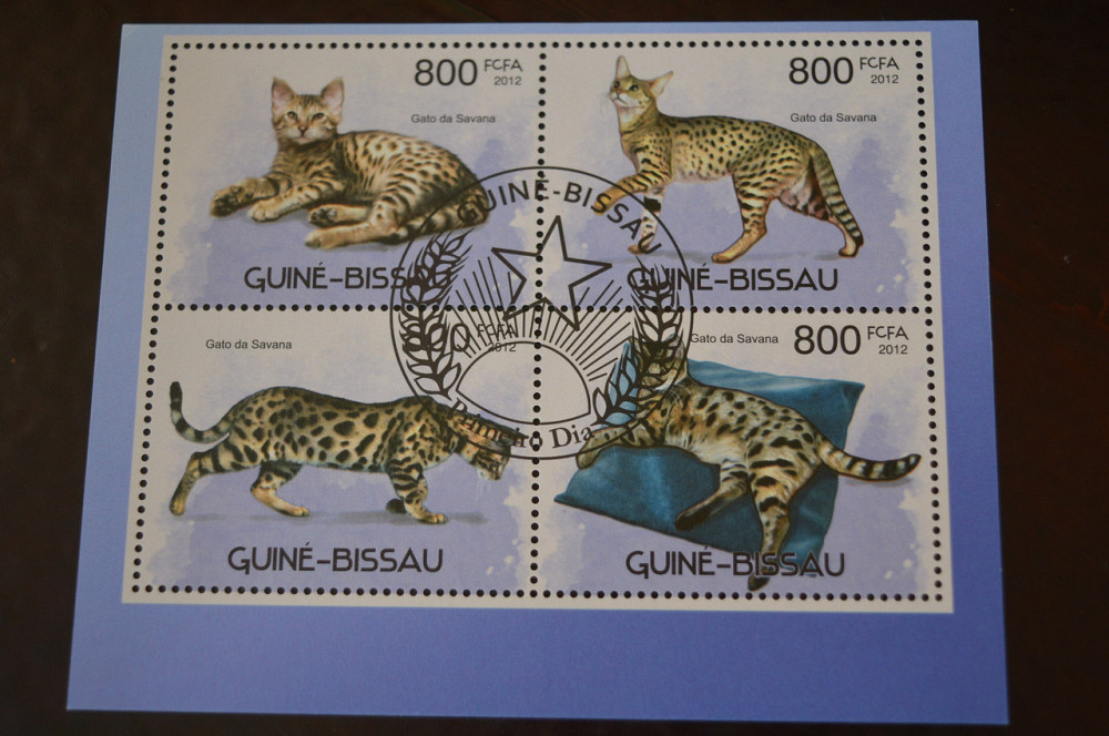 Гвинея. Фауна. Личности. Блок. 2012 рік (Б-9) Полтава - фото 1