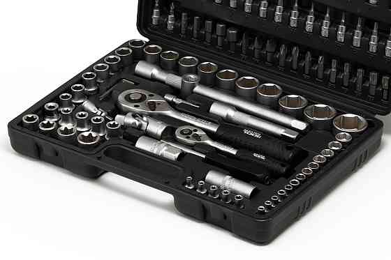 MASTERTOOL Набір інструментів MASTERTOOL ¼"&½" 108 шт 4-14 мм 10-32 мм кейс 78-7108 Киев