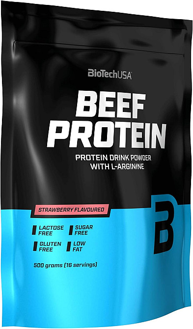 BEEF Protein 500g (Strawberry) Луцьк - фото 1