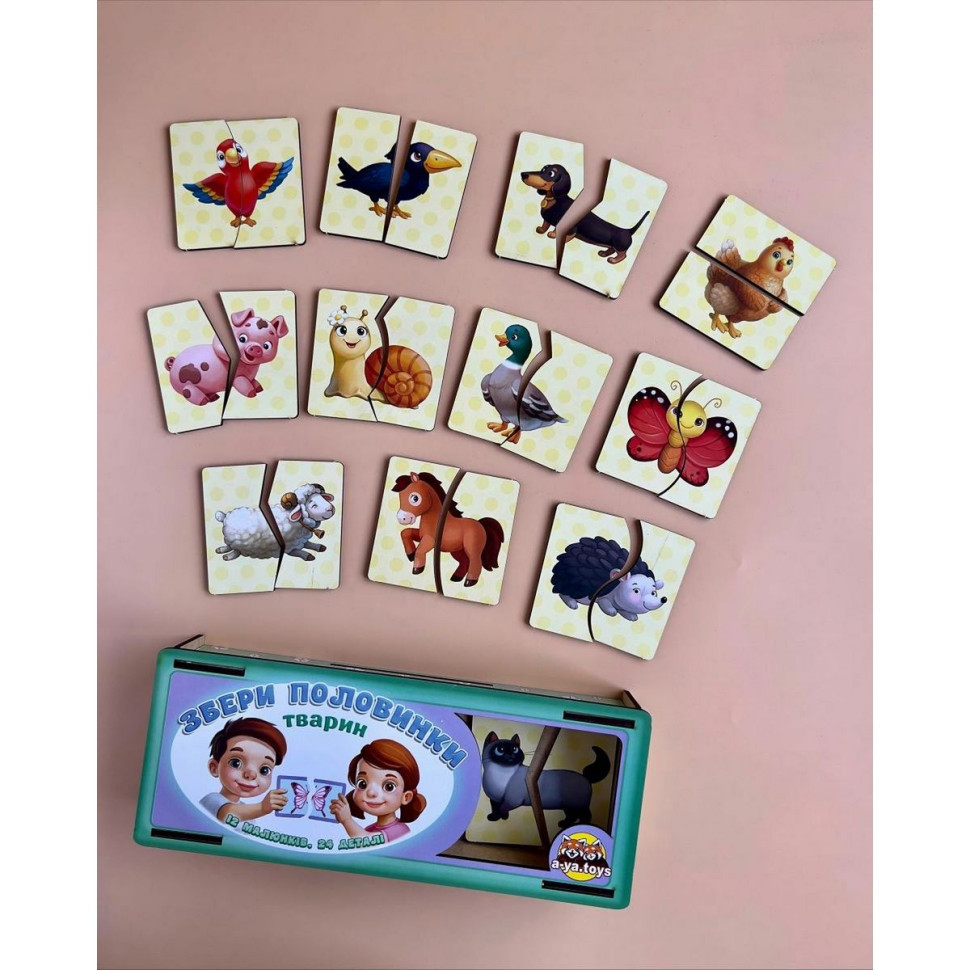 Настольная развивающая игра-пазл 