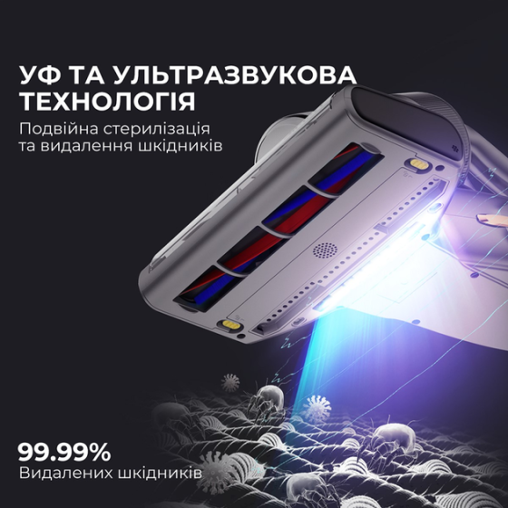 Ручний пилосос з УФ-лампою для ліжка Jimmy BX7 Pro Луцк
