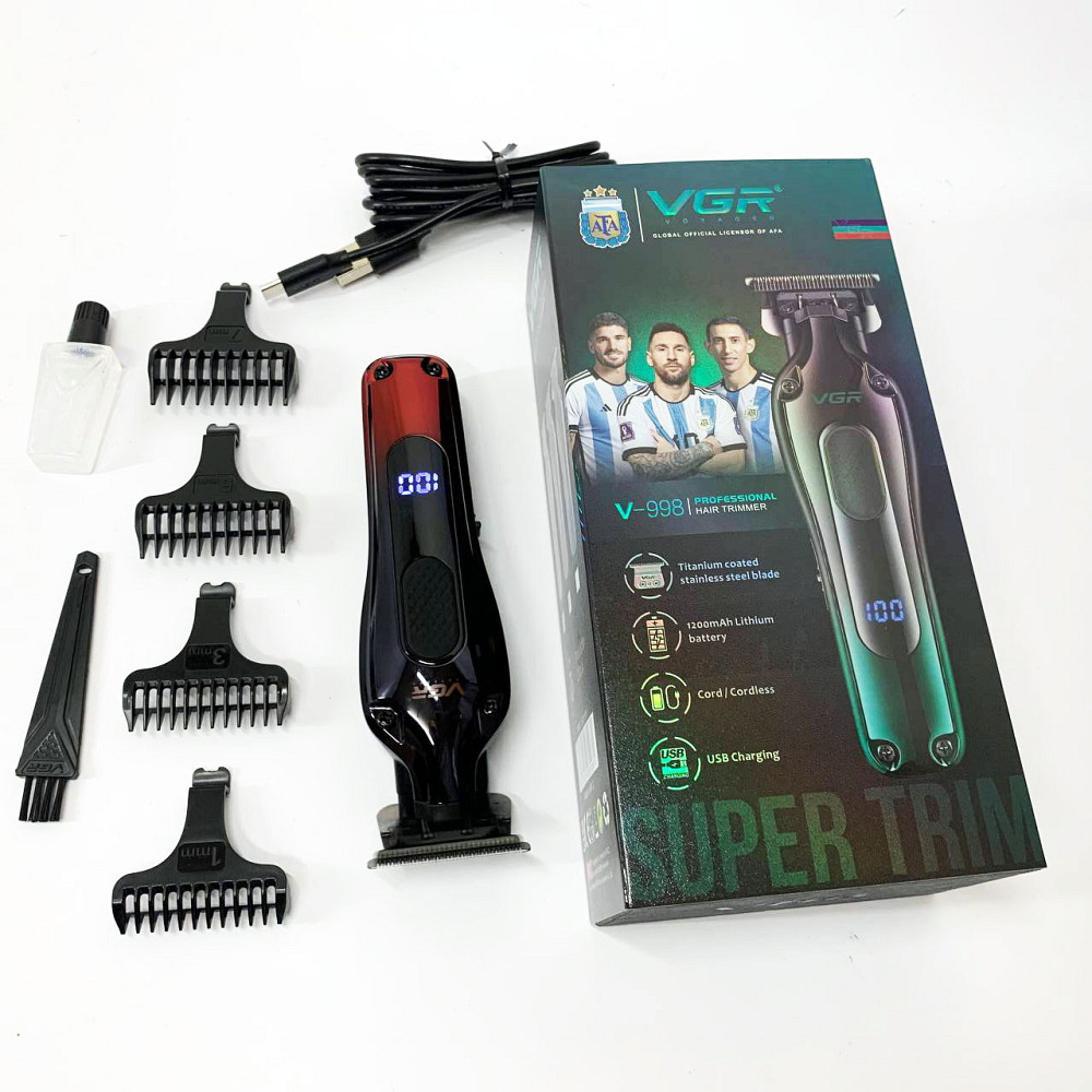 Набір для стрижки волосся на акумуляторі VGR, Відмінна машинка для стрижки волосся VP-31 Львів - фото 2