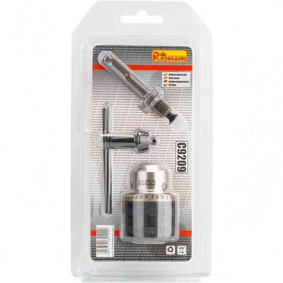 Патрон для дрелі металевий Richmann з ключем та адаптером SDS + 1,5-13 мм 1/2' (C9209) Коломия