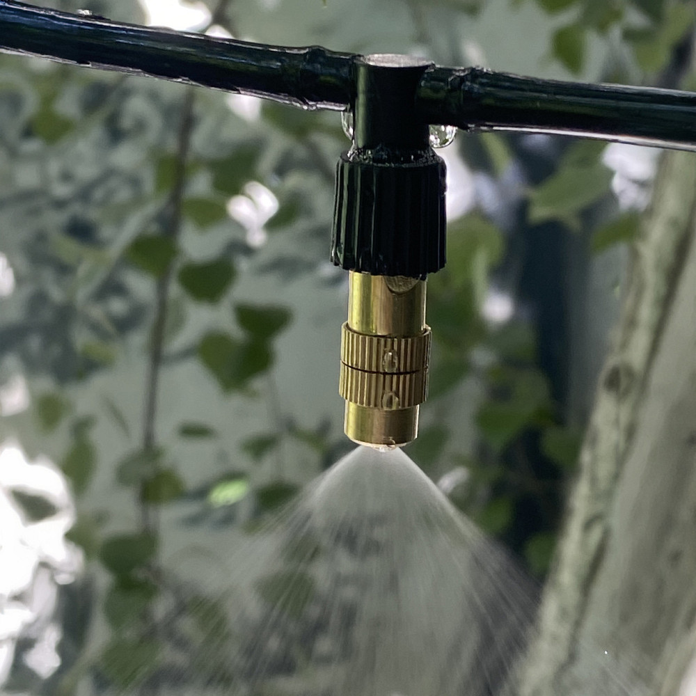 Туманоутворююча система з латунними форсунками на стійках Сім-Сім - літній освіжаючий портал - туман Борисполь - изображение 8