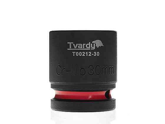 Головка ударна "Tvardy" з хром-молібденової сталі (Cr-Mo)  3/4"  6-гранна 30 мм Київ