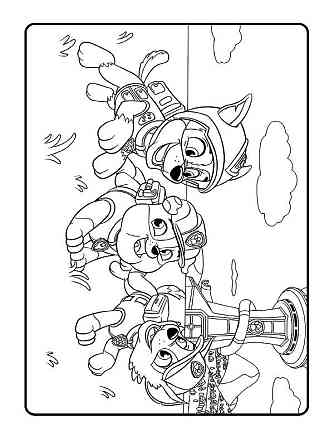 Книжка-раскраска Щенячий патруль 