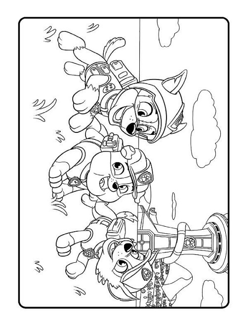 Книжка-раскраска Щенячий патруль 