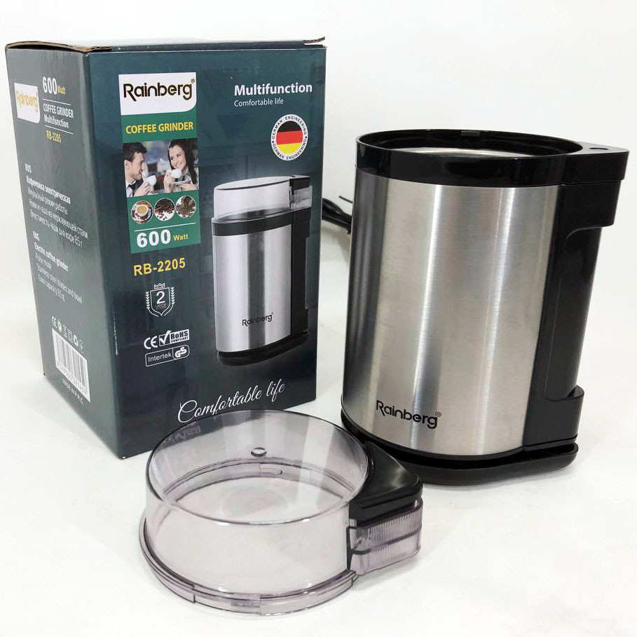 Професійні кавомолки Rainberg RB-2205 (600 Вт), Портативна кавомолка, Багатофункціональна кавомолка XD-43 Львів - фото 4