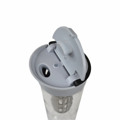 Бутылка для воды Line Art Clear 800 мл сірий/чорний (20223LA-01) Винница - изображение 4