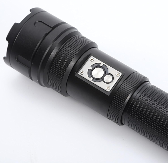 Акумуляторний LED ліхтарик TROONZ 1200 Лм, USB Type-C, 2000 мА·год, зум, 10 режимів, тактичний ліхтар для кемпінгу та туризму Київ
