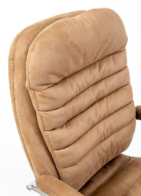 Офісне Крісло Керівника Richman Valencia Mustang Caramel Хром М2 AnyFix Карамельне Київ - фото 5