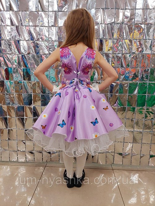 Пишне ошатне плаття з квітами для образу весни або в ретро стилі "Стиляги" Кривий Ріг - фото 7