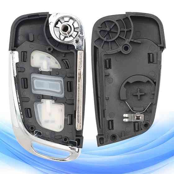 Выкидной ключ Peugeot с 2 кнопками и местом для чипа Киев