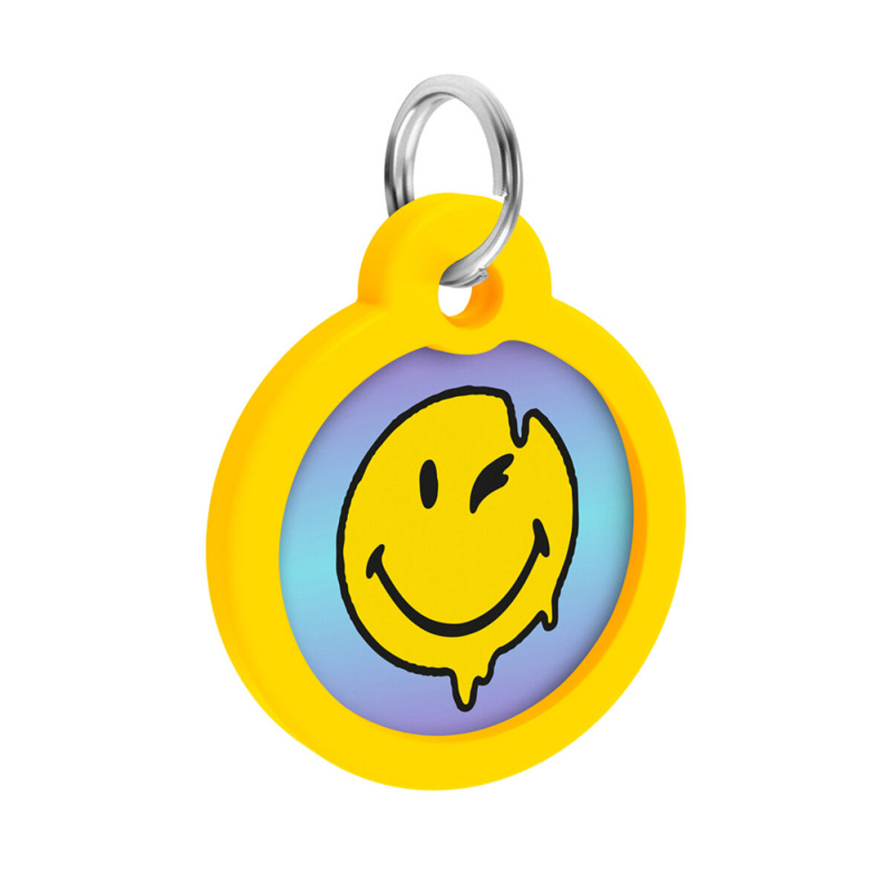 Адресник для собак и кошек металлический WAUDOG Smart ID с QR паспортом, рисунок 